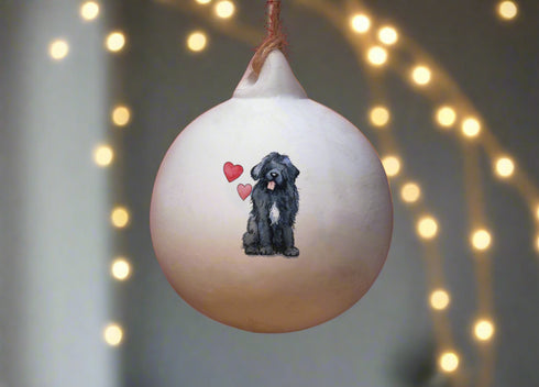 Newfoundland Ceramic Round Bauble